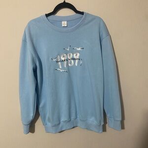 Taylor Swift 1989 light blue crew neck (brand new)